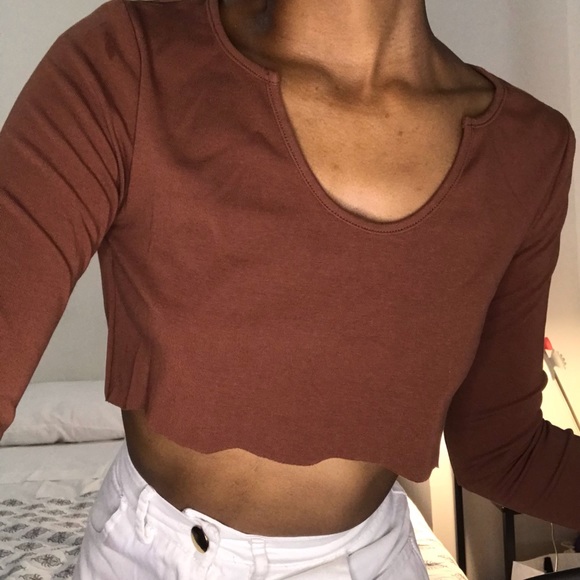 Shein brown top - Picture 3 of 4
